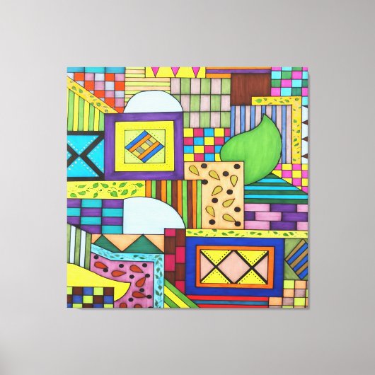 Toile Blocs superposés (Recto)