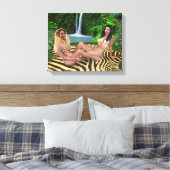 TOILE BLONDE CONTRE BRUNETTE (Insitu(Chambre))