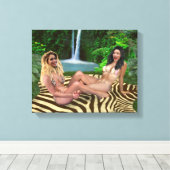 TOILE BLONDE VS BRUNETTE (Insitu (Plancher de Bois))