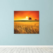 Toile Blood-Red Sunset (Insitu (Plancher de Bois))