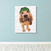 Toile Bloodhound Sherlock Holmes (Insitu (Plancher de Bois))