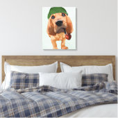 Toile Bloodhound Sherlock Holmes (Insitu(Chambre))