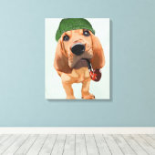 Toile Bloodhound Sherlock Holmes (Insitu (Plancher de Bois))