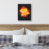 Toile Blooming Fire Rose (Insitu(Chambre))