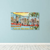 Toile Bloomington (Illinois) - Grandes Lettres Scènes 2 (Insitu (Plancher de Bois))