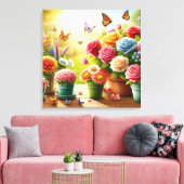 Toile Blooms enchantés (Insitu(Salon))