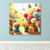 Toile Blooms enchantés (Insitu (Plancher de Bois))