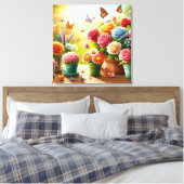 Toile Blooms enchantés (Insitu(Chambre))