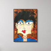 Toile Blouse bleu (Recto)