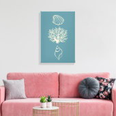 Toile Blue Beach Art Canvas (Insitu(Salon))