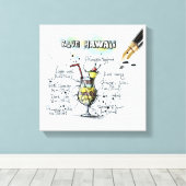 Toile Blue Hawaii (Insitu (Plancher de Bois))