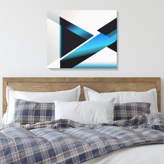 Toile Blue Intersection (Insitu(Chambre))