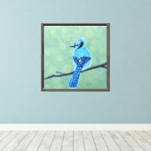 Toile Blue Jay Bird (Insitu (Plancher de Bois))