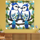 Toile Blue Jay Birds Papier Art (Insitu(Salon))