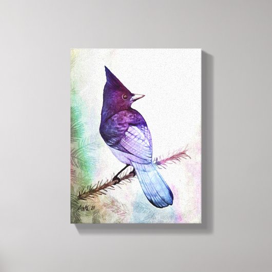 Toile Blue Jay par Aleta (Recto)