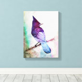 Toile Blue Jay par Aleta (Insitu (Plancher de Bois))