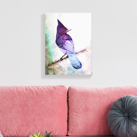 Toile Blue Jay par Aleta (Insitu(Salon))