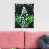 Toile Blue Lupine Abstraite Flower Art (Insitu(Salon))