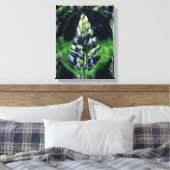 Toile Blue Lupine Abstraite Flower Art (Insitu(Chambre))