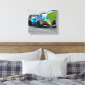 Toile Blue Mist à Indy (Insitu(Chambre))