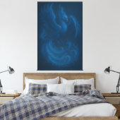 Toile Blue Moon Phoenix · Fine Art Canvas Print (Insitu(Chambre))