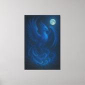 Toile Blue Moon Phoenix · Fine Art Canvas Print (Recto)