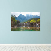 Toile Blue Moon Valley | Jade Dragon Snow Mountain (Insitu (Plancher de Bois))