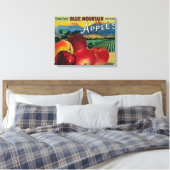 Toile Blue Mountain Apple Crate LabelCove, OU (Insitu(Chambre))