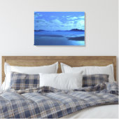 Toile Blue Mountains Blue Lake Fine Art Canvas Wrap (Insitu(Chambre))