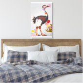 Toile Blue OSTRICH (Insitu(Chambre))
