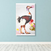 Toile Blue OSTRICH (Insitu (Plancher de Bois))