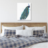 Toile Blue Peacock with beautiful tail feathers (Insitu(Chambre))