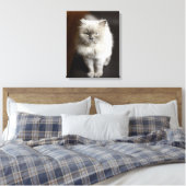 Toile Blue Point Himalayan Chat à l'air irrité (Insitu(Chambre))