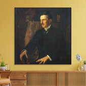 Toile Blue Portrait of Nikola Tesla (Insitu(Salon))