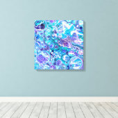 Toile Blue Rhapsody | Art Abstrait (Insitu (Plancher de Bois))