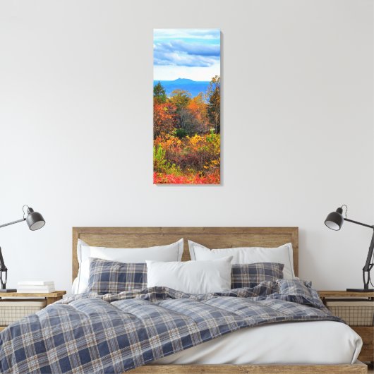 Toile Blue Ridge Parkway Fall Vue sur Pilot Mountain (Insitu(Chambre))