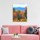 Toile Blue Ridge Parkway Fall Vue sur Pilot Mountain (Insitu(Salon))