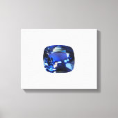 Toile Blue Sapphire (Recto)