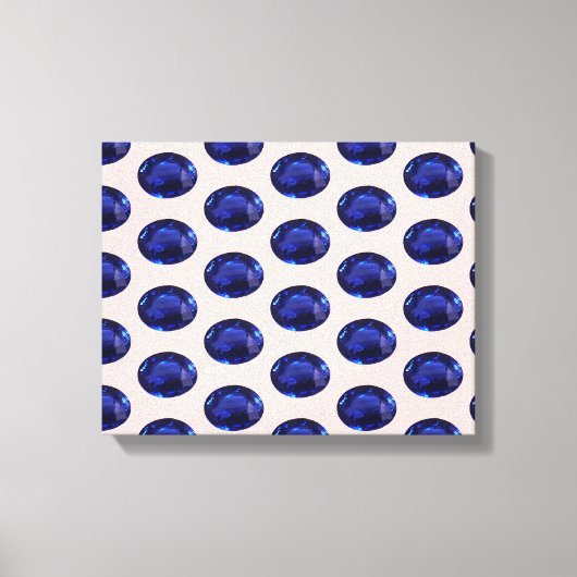 Toile Blue Sapphire (Recto)