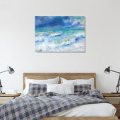 Toile Blue Seascape par Renoir (Insitu(Chambre))