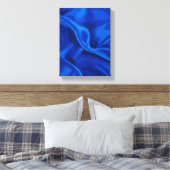Toile Blue Silk Painting - Still-Life Illustration (Insitu(Chambre))