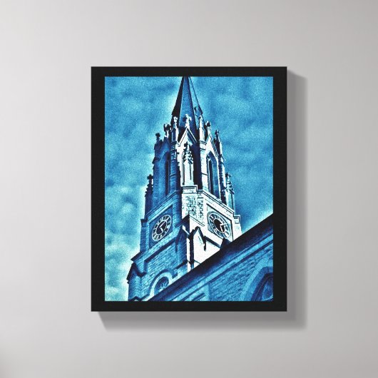Toile Blue Steeple (Recto)
