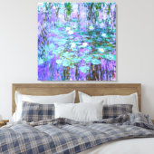 Toile Blue Water Lilies par Claude Monet (Insitu(Chambre))