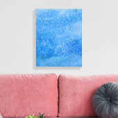Toile Blue Watercolor (Insitu(Salon))