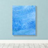 Toile Blue Watercolor (Insitu (Plancher de Bois))