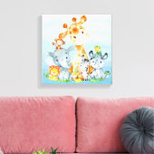 Toile Blue Watercolor Cute (Insitu(Salon))