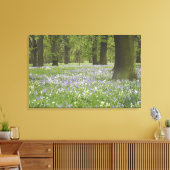 Toile Bluebells et chênes au printemps, Little Hagley (Insitu(Salon))
