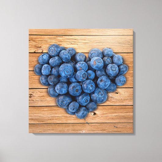 Toile Blueberry Heart (Recto)