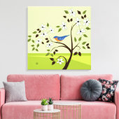 Toile Bluebird dans l'arbre (Insitu(Salon))