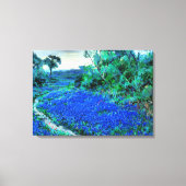 Toile Bluebonnets au Misty Morning, art (Recto)